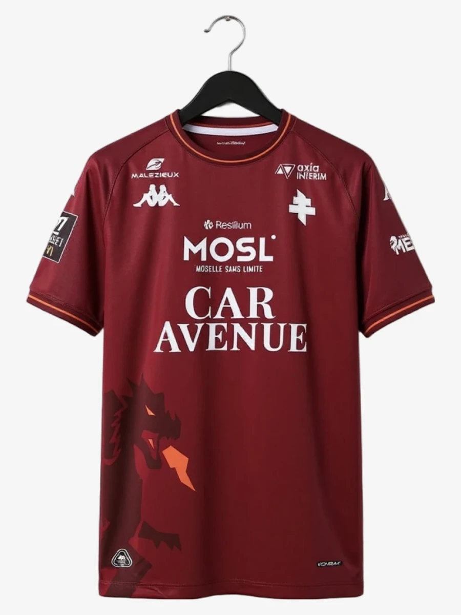 maillot-fc-metz-domicile-2025-2026 studio v12 Koszulka FC Metz Domowa 2025-2026