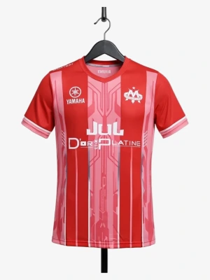 maillot-om-x-jul-rouge-2025-2026 studio v12 Koszulka OM X Jul Rouge 2025-2026
