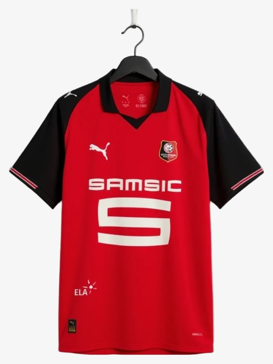 maillot-rennes-domicile-2025-2026 studio v12 Koszulka Rennes Domowa 2025-2026