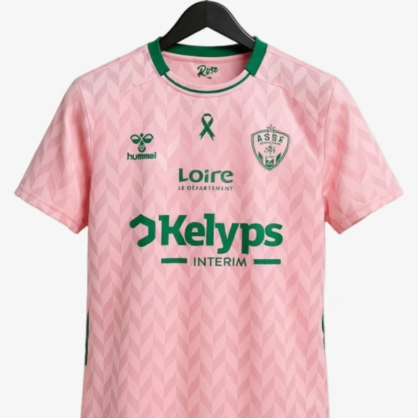 Koszulka Saint-Étienne Bramkarska Różowa 2025-2026