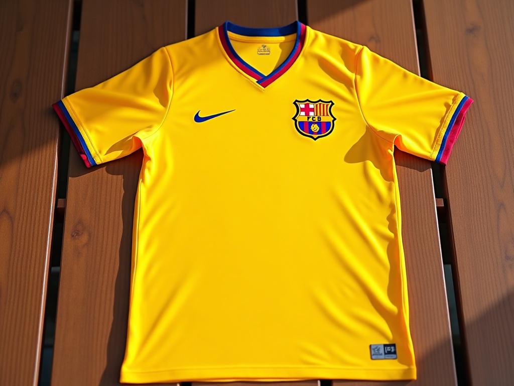 Koszulka wyjazdowa FC Barcelona 2026-2027 w kolorze złotożółtym